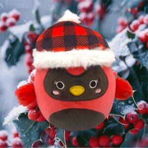 Squishmallows Red and Black Stuffed Animal Plush